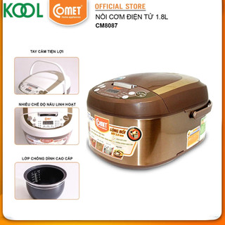 Nồi cơm điện tử Comet CM8087 - 1,8L