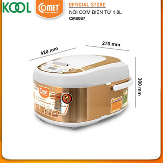 Nồi cơm điện tử Comet CM8087 - 1,8L