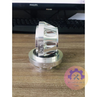 Chén nhôm CNC - Chén chân phuộc có chữ Ohlins