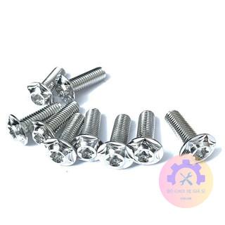 Ốc đĩa salaya 8ly25 ngôi inox 304 siêu sáng