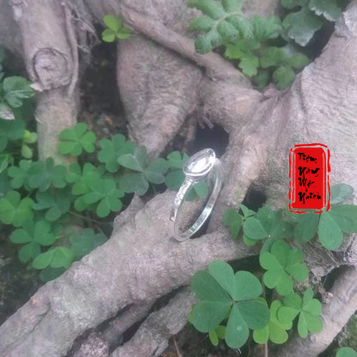 Nhẫn Kim Tiền Đính Đá NKT-D-02, HAJ