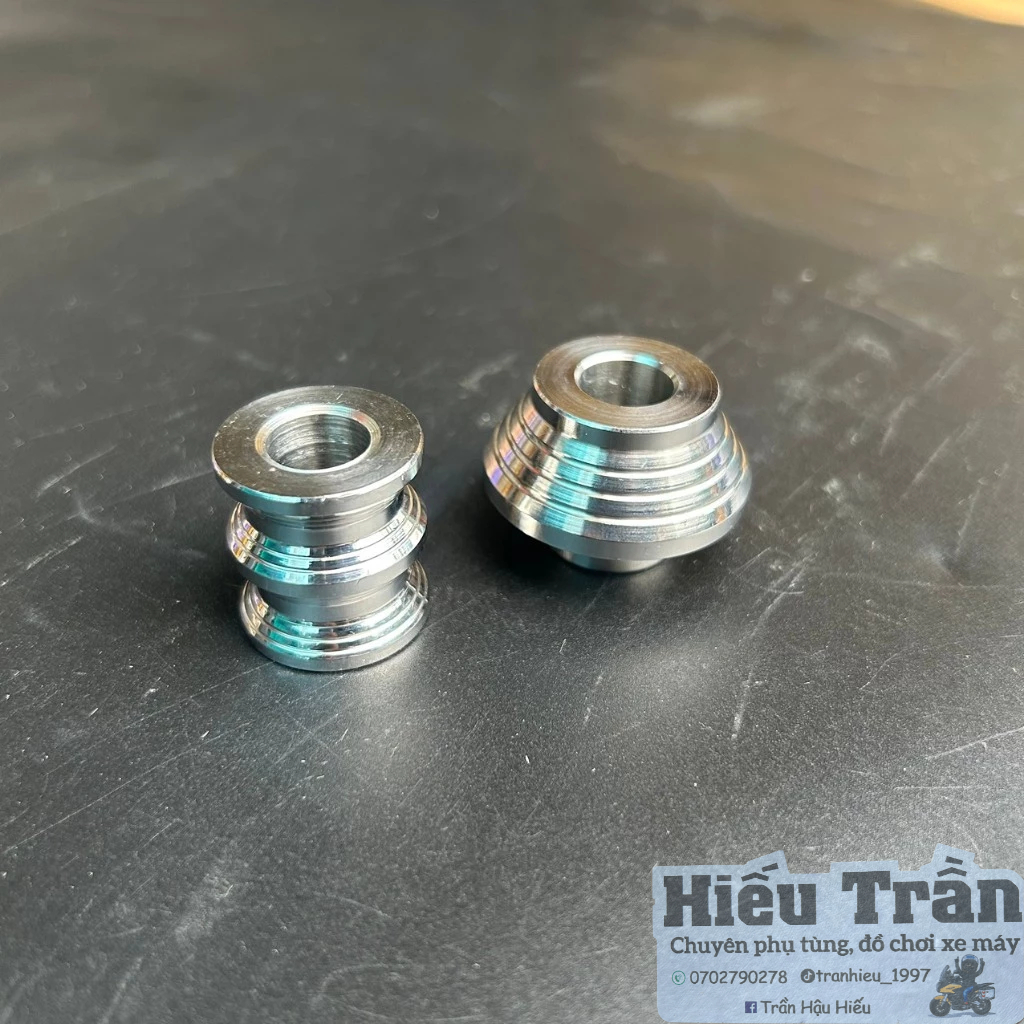 Căn đùm Trước Sau Cho Dream Wave Future Các Đời Chuẩn Inox304 sáng bóng