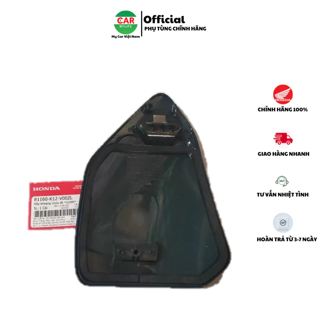 Nắp khoang chứa đồ HONDA LEAD 125 năm 2018 màu Xanh lục. *G209P*
