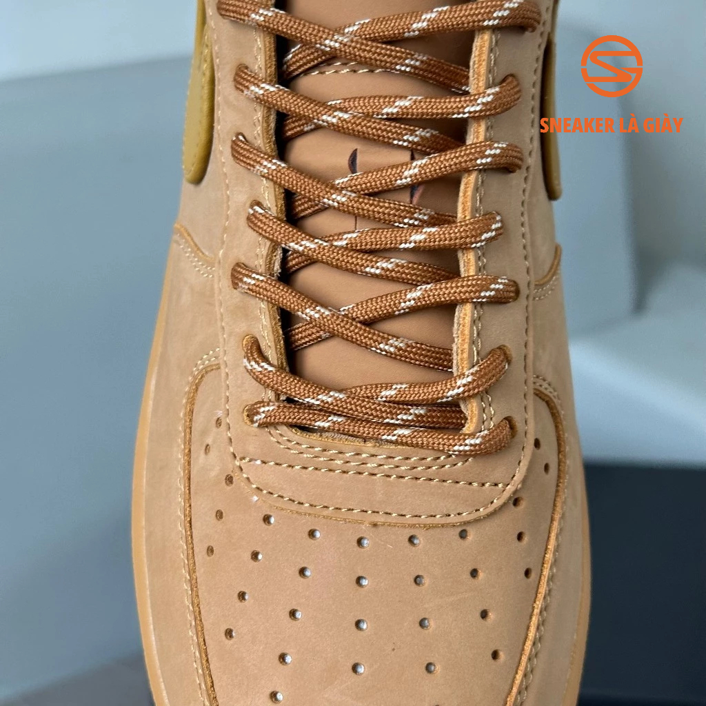 Giày Air Force 1 Low Flax Wheat 2019 CJ9179-200 AF1 NÂU BÒ - BẢN CAO CẤP FULLBOX