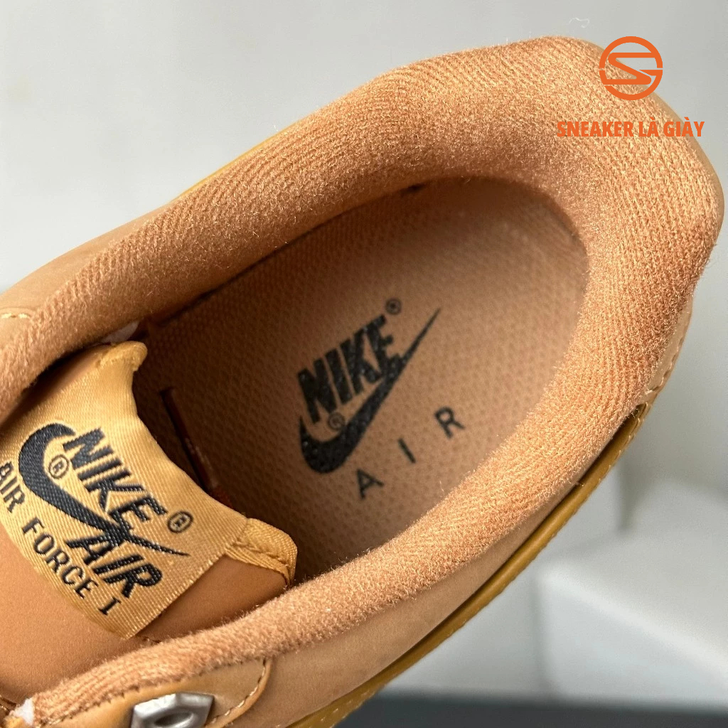 Giày Air Force 1 Low Flax Wheat 2019 CJ9179-200 AF1 NÂU BÒ - BẢN CAO CẤP FULLBOX