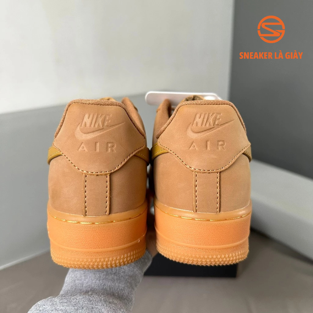 Giày Air Force 1 Low Flax Wheat 2019 CJ9179-200 AF1 NÂU BÒ - BẢN CAO CẤP FULLBOX