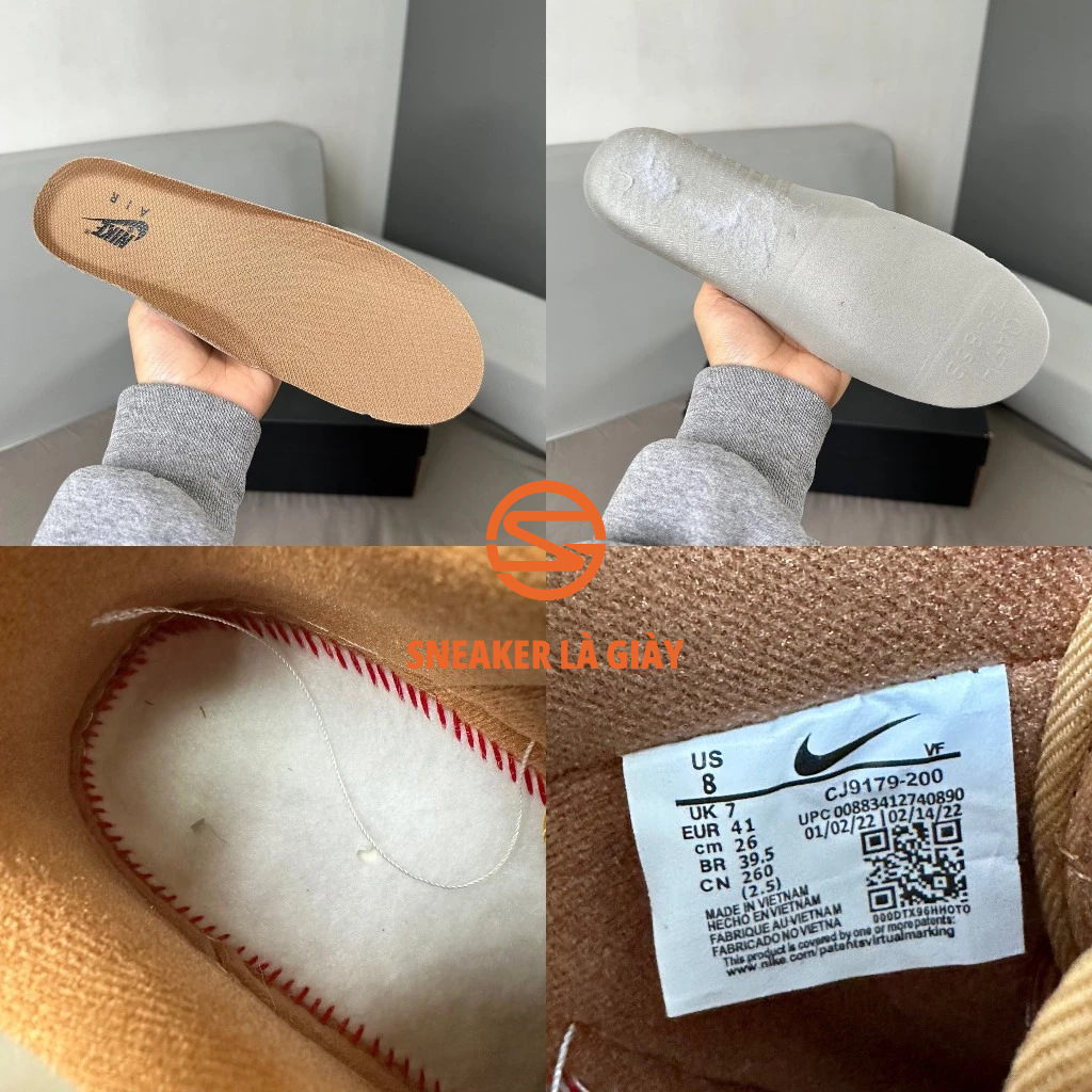 Giày Air Force 1 Low Flax Wheat 2019 CJ9179-200 AF1 NÂU BÒ - BẢN CAO CẤP FULLBOX