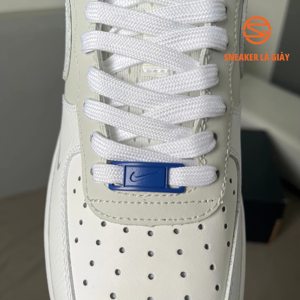 Giày Air Force 1 Low GS White Grey Blue FB1844-111 AF1 WHITE BLUE - BẢN CAO CẤP FULLBOX
