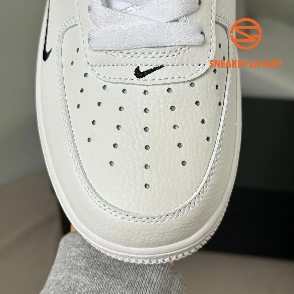 Giày Air Force 1 Low Multi-Etch Swoosh White Black FV1320-100 AF1 WHITE BLACK - BẢN CAO CẤP FULLBOX