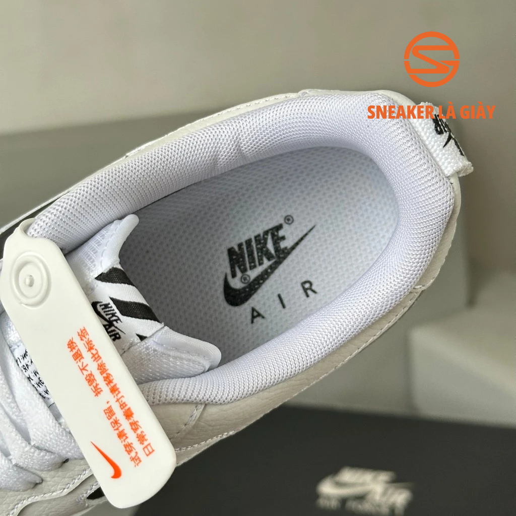 Giày Air Force 1 Low Multi-Etch Swoosh White Black FV1320-100 AF1 WHITE BLACK - BẢN CAO CẤP FULLBOX