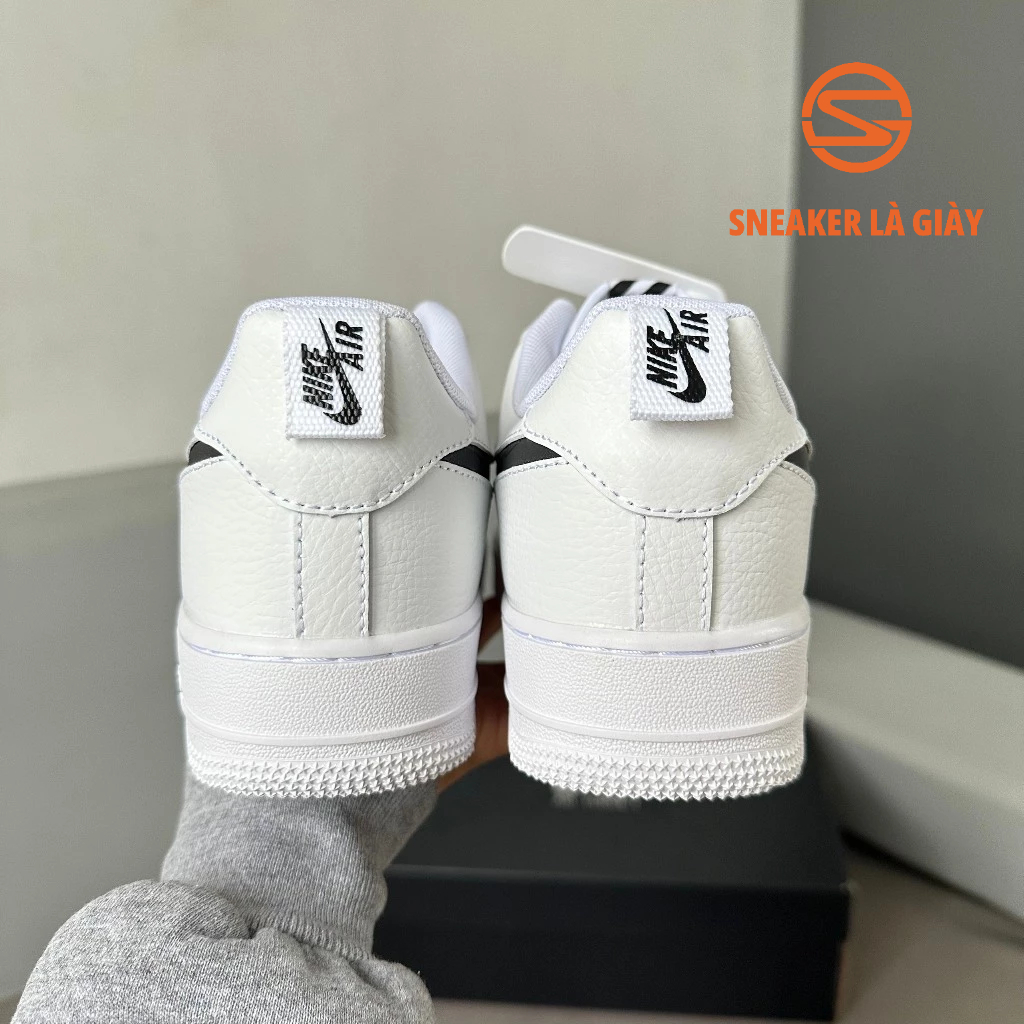Giày Air Force 1 Low Multi-Etch Swoosh White Black FV1320-100 AF1 WHITE BLACK - BẢN CAO CẤP FULLBOX