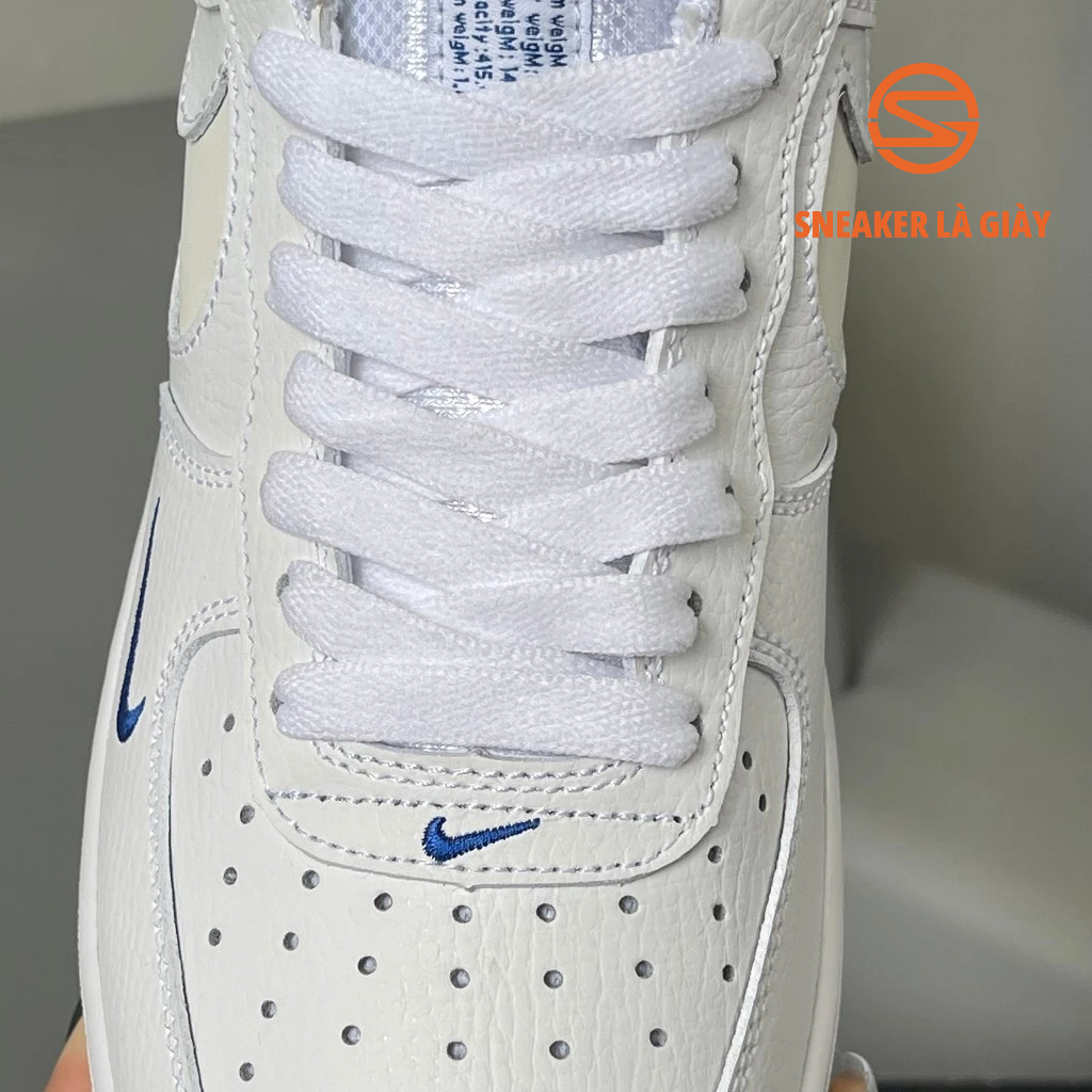 Giày Air Force 1 07 LV8 White Dark Marina Blue FB8971-100 AF1 WHITE BLUE - BẢN CAO CẤP FULLBOX