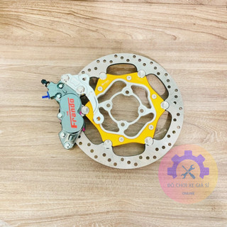 Heo dầu frando 4pis + pát cnc + đĩa oversize size đĩa 267mm / tặng kèm 2 ốc salaya
