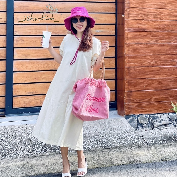 Nón bucket mũ tai bèo JACQ cá tính, thích hợp đi chơi, đi du lịch - 55Kg.Linh