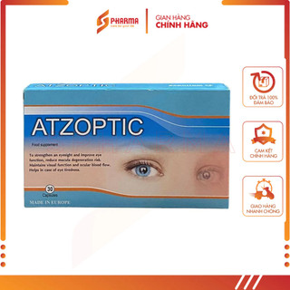 Atzoptic - viên uống bổ mắt châu âu tăng cường thị lực, giảm mỏi mắt