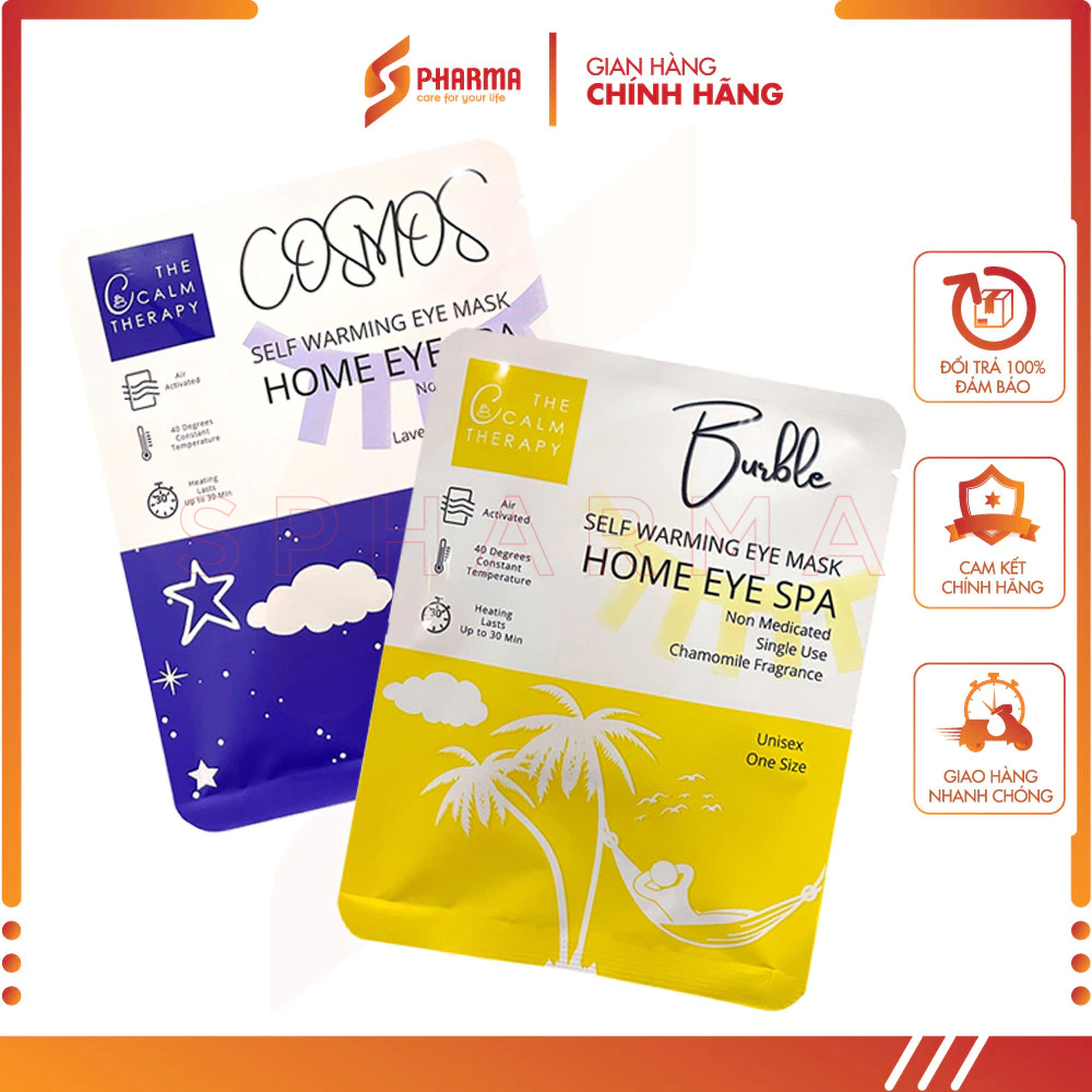 Miếng chườm ấm mi mắt The Calm Therapy - Cosmos và Burble
