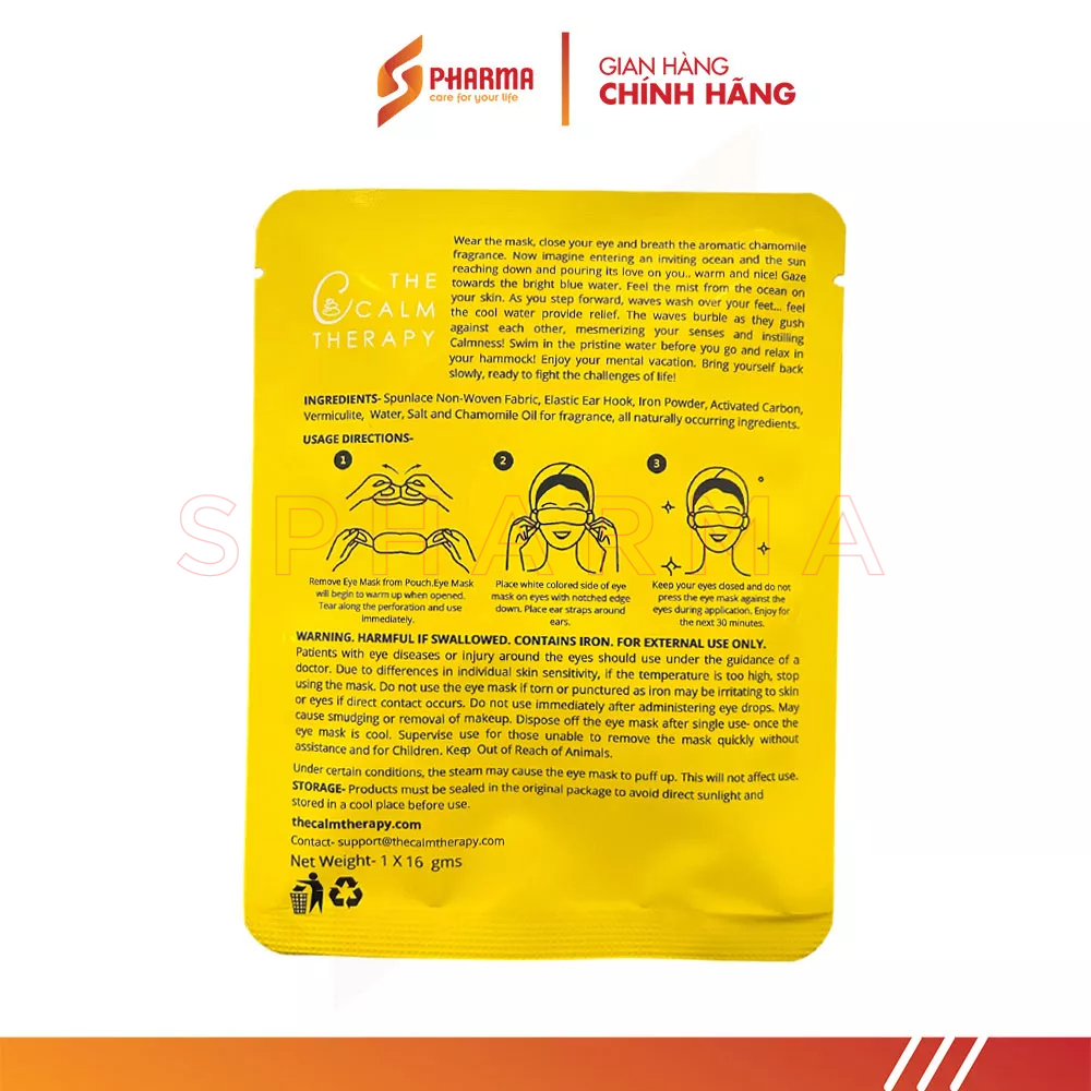 Miếng chườm ấm mi mắt The Calm Therapy - Cosmos và Burble