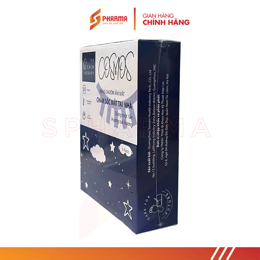 Miếng chườm ấm mi mắt The Calm Therapy - Cosmos và Burble