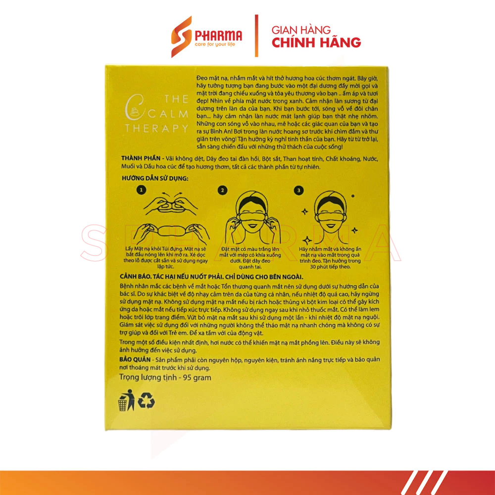 Miếng chườm ấm mi mắt The Calm Therapy - Cosmos và Burble