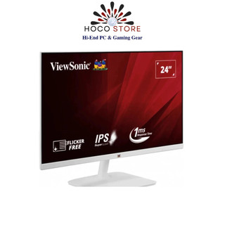 Màn hình viewsonic va2432-h-w 23.8" fhd ips 100hz srgb: 104% - trắng | hoco store pc
