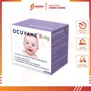 Miếng gạc lau mi mắt trẻ em OCUVANE Baby - Hungary - Dùng được cho trẻ từ 3 tháng tuổi