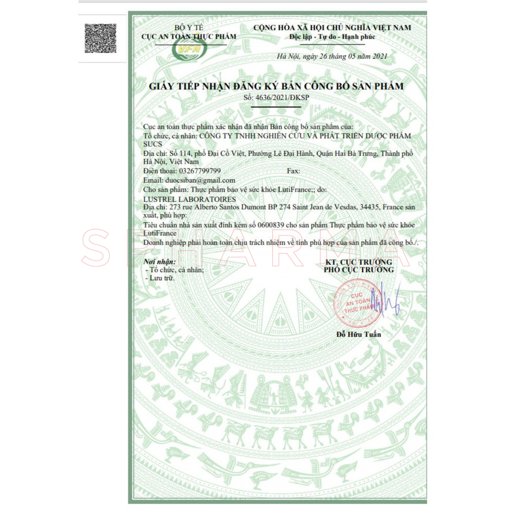 Viên uống bổ Mắt LutinFrance - Pháp - Ginkgo Biloba I Bột Lutin I Kẽm Oxit