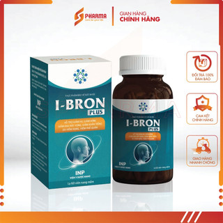 Viên uống I Bron Plus - hỗ trợ giảm ho, đờm, giảm đau rát, khản tiếng do viêm họng, viêm phế quản