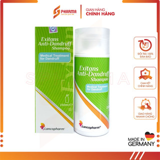 Dầu gội giảm Gàu, giảm Nấm Lancopharm Exitans Anti - Dandruff Shampoo - Crevil