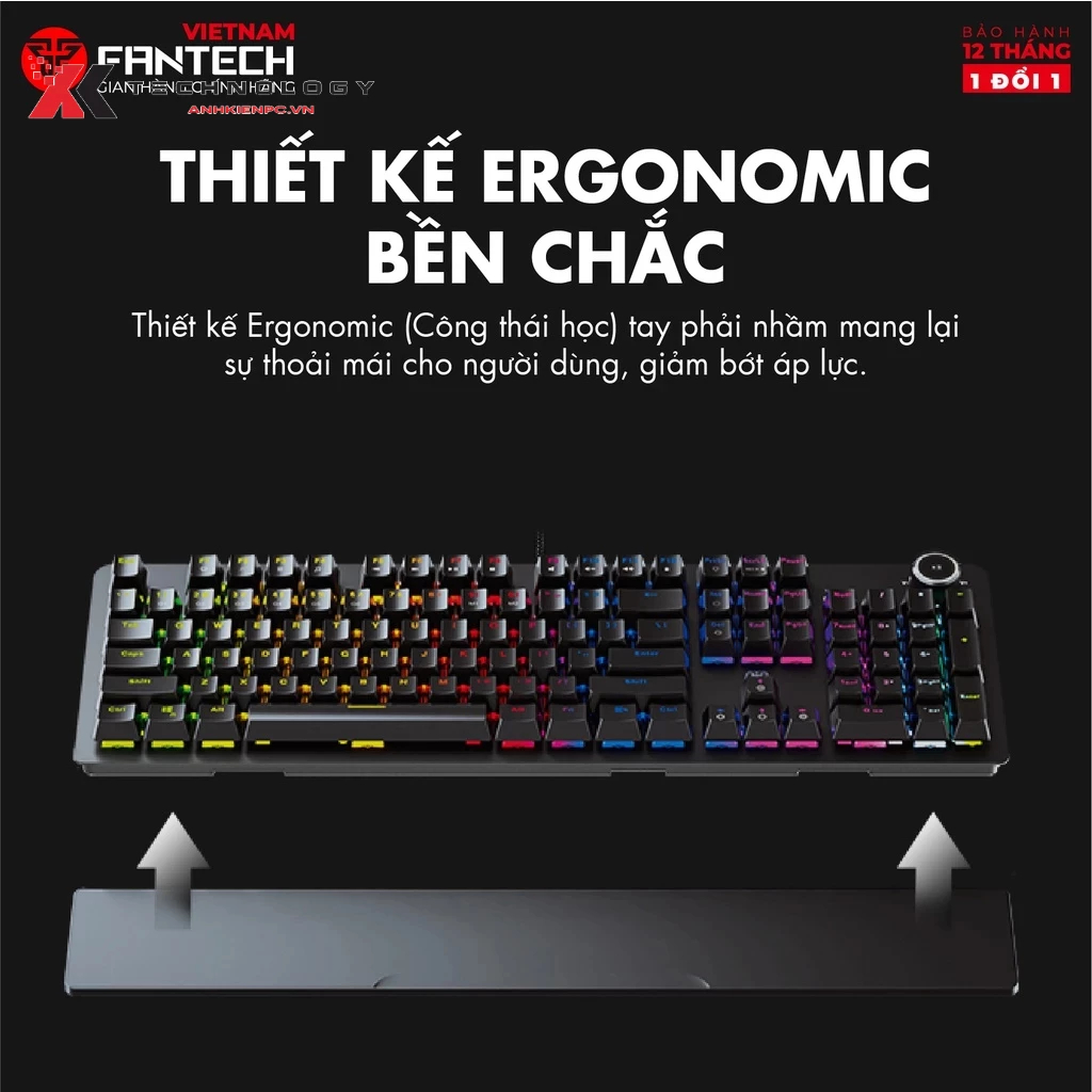 Bàn phím cơ fantech maxcore MK 853