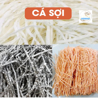 Snack cá tuyết sợi và cua sợi cho hamster, thỏ , bọ , sóc