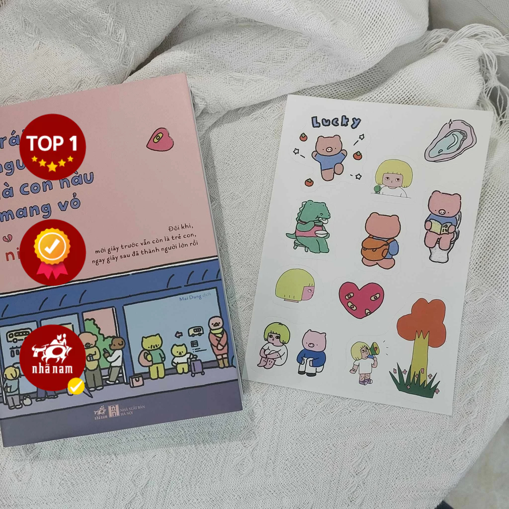 Sách - Trái tim người lớn là con hàu mang vỏ