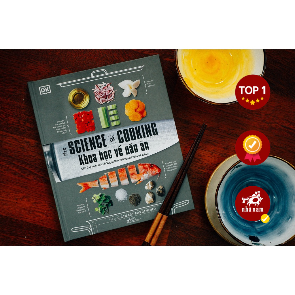 Sách - Khoa học về nấu ăn: The science of cooking (Bìa cứng)