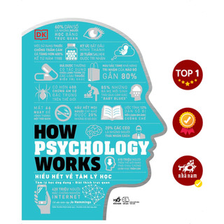 Sách - How psychology works - Hiểu hết về tâm lý học (Bìa cứng)