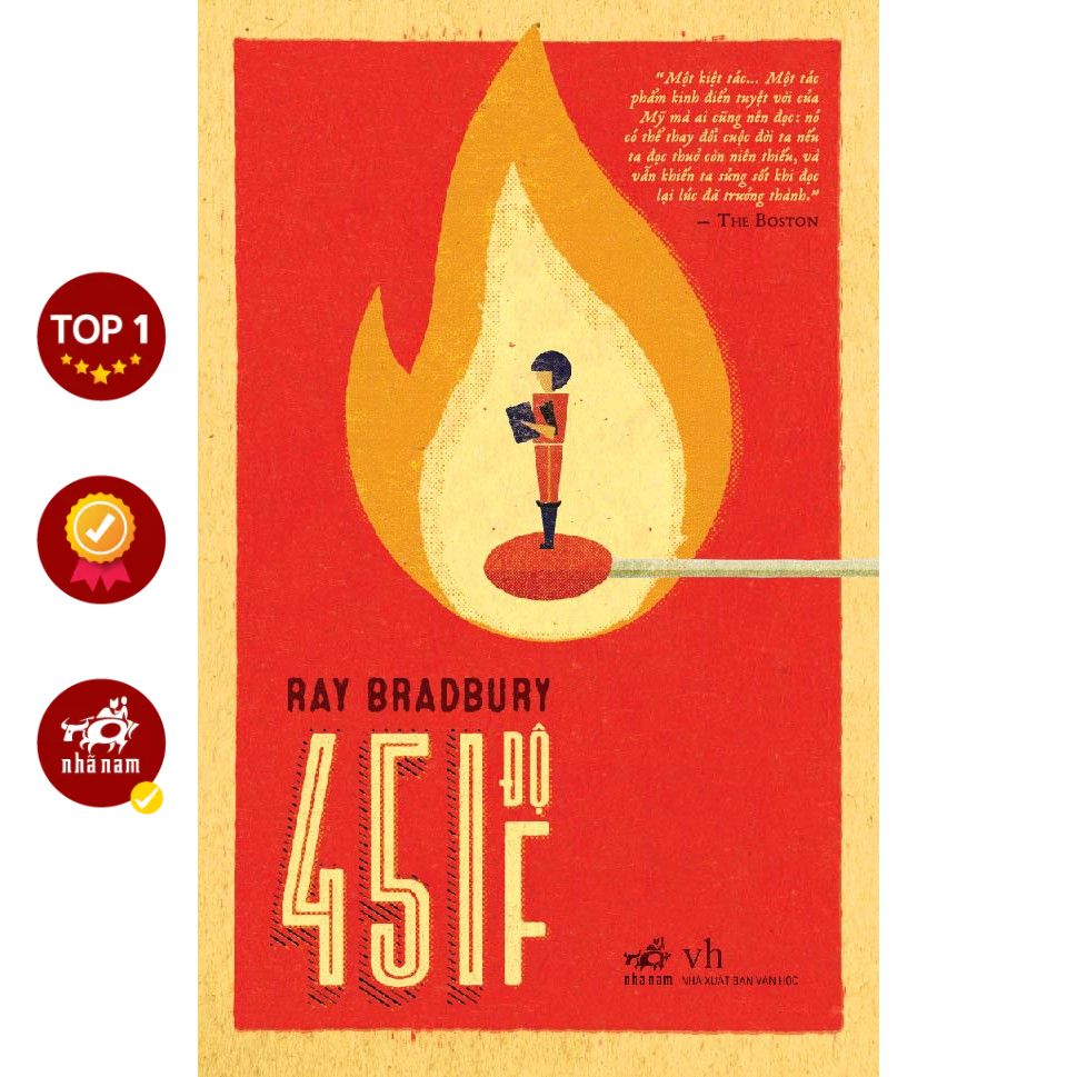 Sách - 451 độ F (Ray Bradbury) (Bìa cứng)