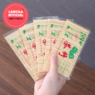 Tăm xỉa răng tre trúc - Tăm gấu trúc cao cấp P0611