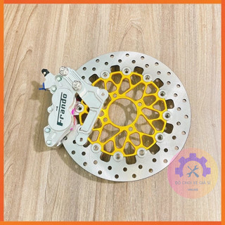 [ Combo Vario/Vision ] Heo dầu Frando 4Pis + Pát CNC + Đĩa Swit 267 - Kèm 2 Ốc Salaya ( 10Li23 )