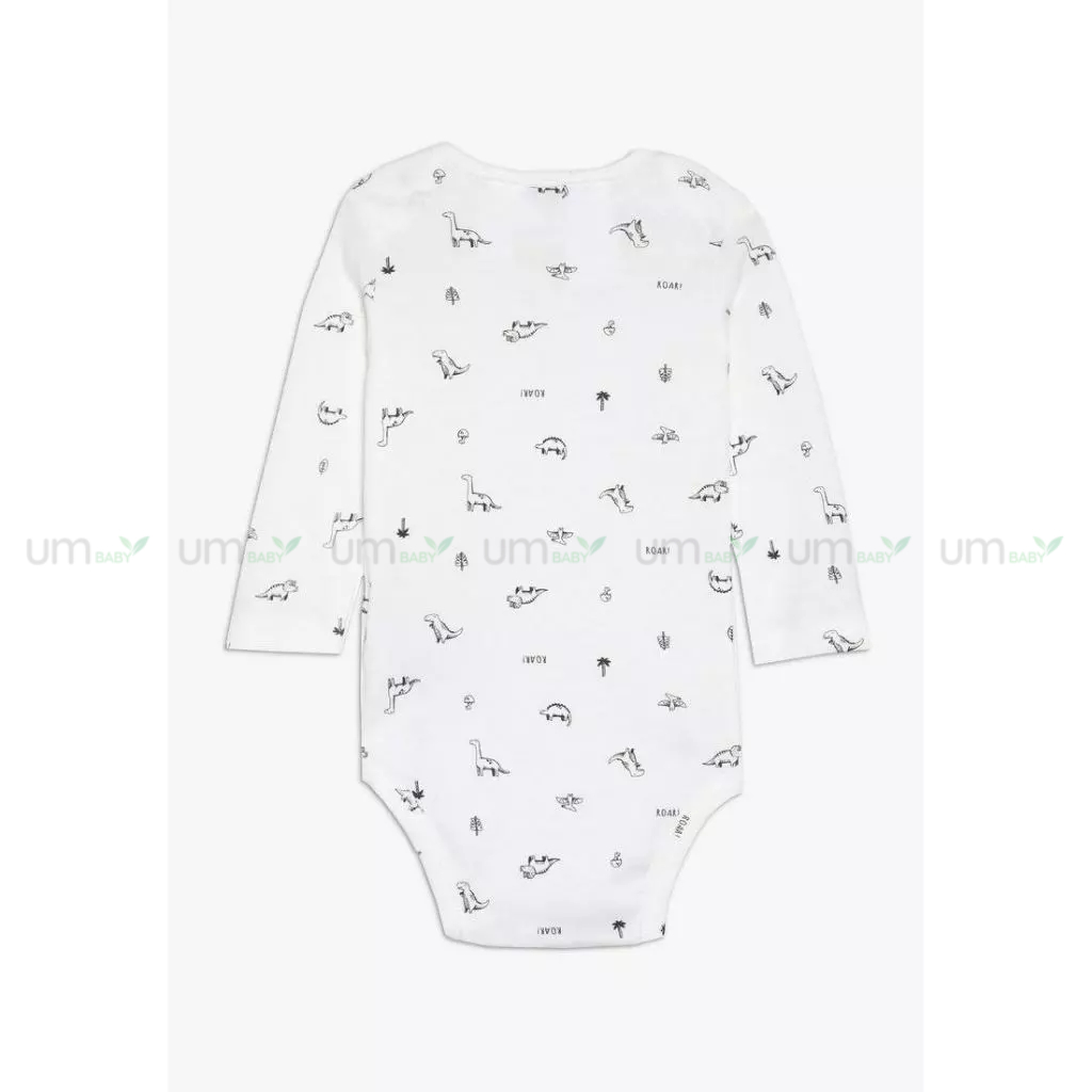 Set 4 cái bodysuit cho bé trai dài tay Carter's 3-24 tháng body chip cho bé áo liền quần body cho bé sơ sinh xuất dư