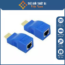 Bộ Khuếch Đại HDMI Qua RJ45 ( Cáp Mạng ) Kéo Dài 30m ( HDMI To Lan )