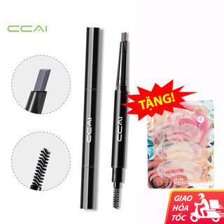 Bút kẻ mày cao cấp tặng kèm khuôn kẻ chân mày, có 6 màu sắc lựa chọn