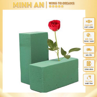 Xốp xanh cắm hoa trang trí cắm giỏ bát hoa tươi hoa lụa