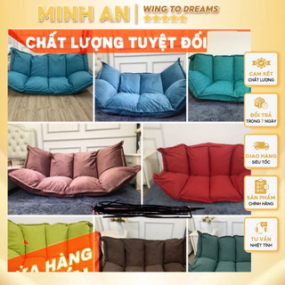  Ghế sofa bệt ghế lười tami MINH AN cao cấp ghế tựa lưng thư giãn chất liệu nhung hoặc vải êm ái có 5 mức điều chỉnh 