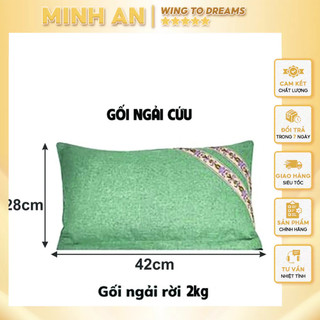 Gối thảo dược ngải cứu cao cấp tiện lợi dễ sử dụng