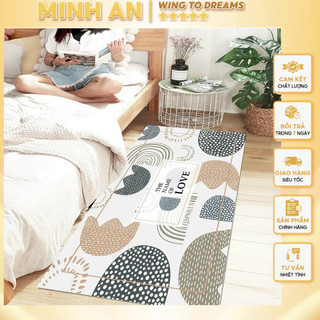 Thảm chân giường 80x200cm thảm decor trải chân giường