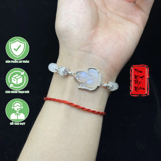 Vòng tay đá moon mix hồ ly tình duyên ☯ Hợp Ngũ Mệnh ☯ Hộ Thân, Bình An, Tài Lộc, May Mắn, Vạn Sự Hanh Thông