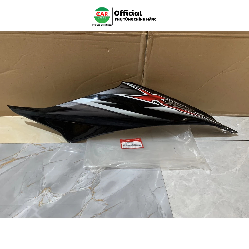 Ốp sườn bên trái - ốp thân HONDA WAVE RSX110 năm 2010 màu Đen. *NHA69P* 64650K03V70ZD