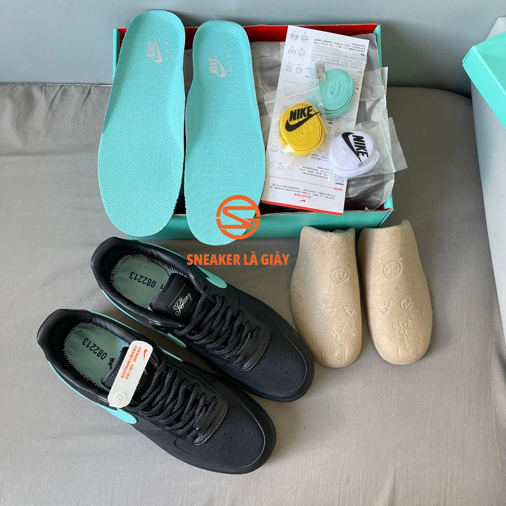 Giày Air Force 1 Low Tiffany & Co. 1837 DZ1382-001  - High Quality FULLBOX