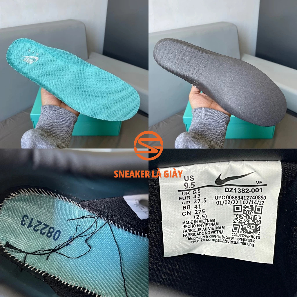 Giày Air Force 1 Low Tiffany & Co. 1837 DZ1382-001  - High Quality FULLBOX