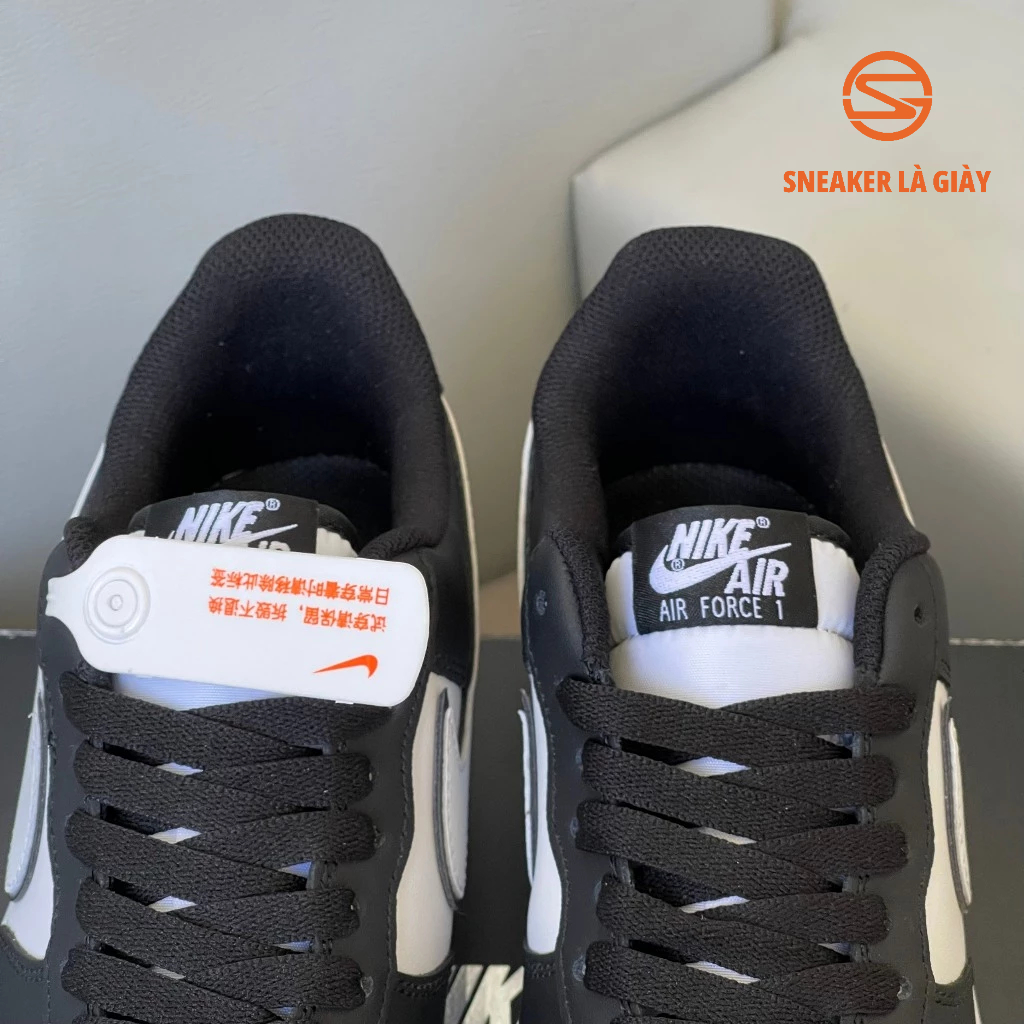 Giày Air Force 1 07 Panda DV0788-001 AF1 BLACK WHITE Gót Đen - BẢN CAO CẤP FULLBOX