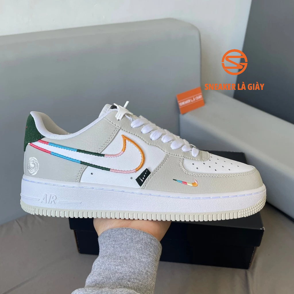 Giày Air Force 1 Low All Petals United  FN8924-111 AF1 JUST DO IT - BẢN CAO CẤP FULLBOX