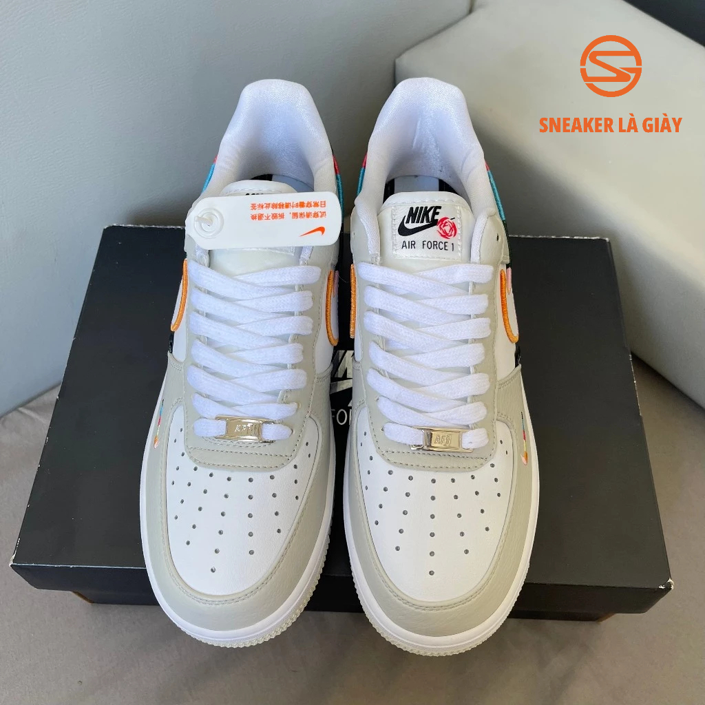 Giày Air Force 1 Low All Petals United  FN8924-111 AF1 JUST DO IT - BẢN CAO CẤP FULLBOX